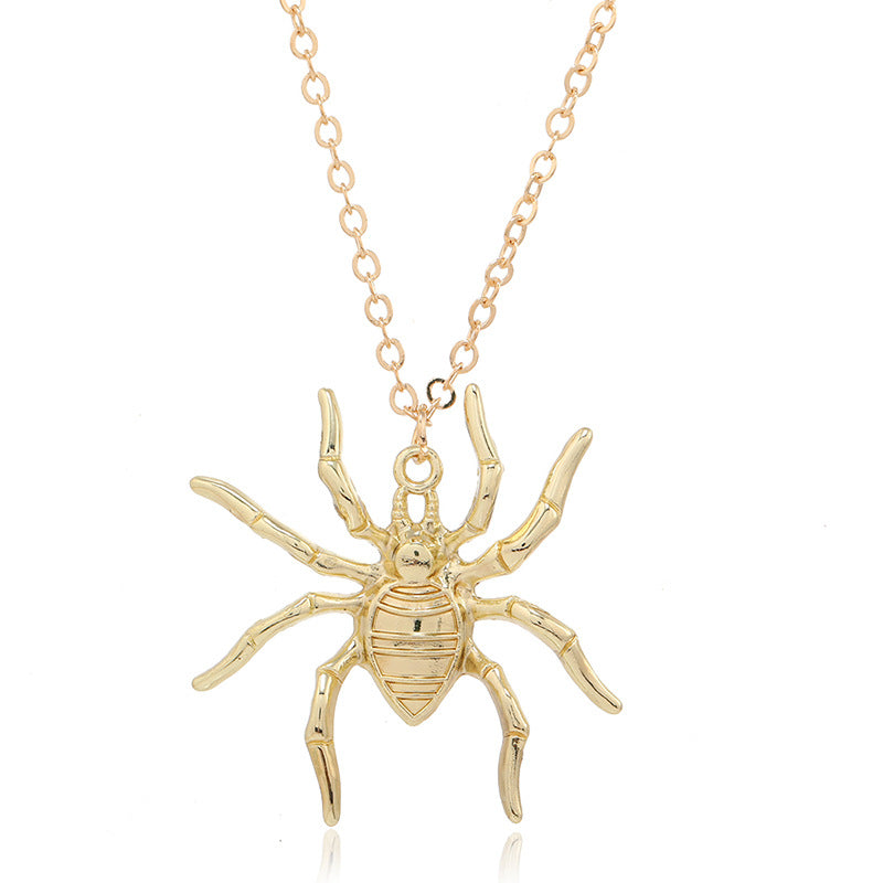 Wholesale Retro Exaggerated Ghost  Ghost Mask  Necklace